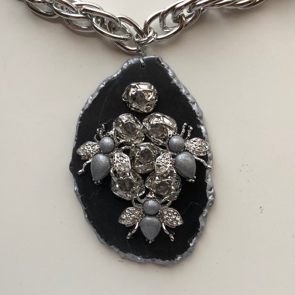 MIA collection statement necklace and earrings